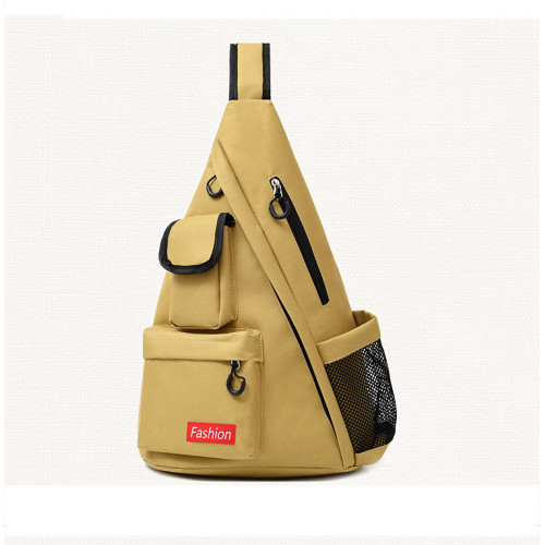 Custom waterproof multi function laptop leisure travel men canvas chest bags