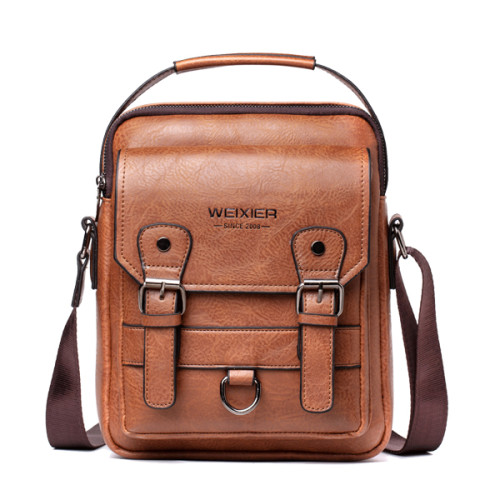 Hot Sale Leather Men Sling Bag Leisure Crossbody Men Messenger Bags