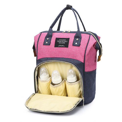 Travel Mommy Nappy Diaper Bag Backpack With Stroller Straps For Baby Care