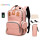 High Quality Multi-function USB Large Capacity Diaper Mom Bag Dacron Nylon bags