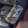 Custom fashion high quality camo leisure business pu men clutch bags
