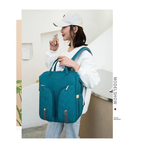 Custom Larger Capacity bag Outdoor Charging Mommy Baby Crib bag Baby Diaper Backpack Mommy bags
