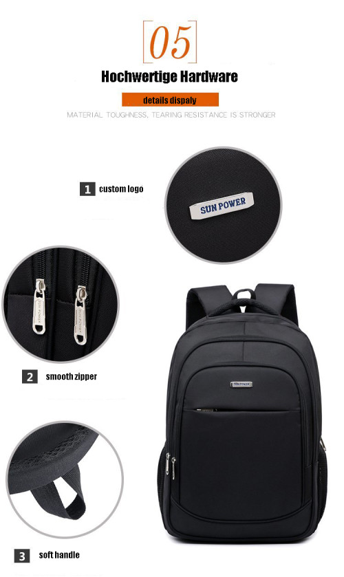 free samples backpacks oxford waterproof business travel Rucksack laptop bags for men backpack with 15.6