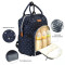 Nappy Bag Waterproof Travel Multifunction USB Charger Bottom Antifouling Design Mommy Diaper Bag Backpack