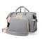 Newest shoulder mommy backpack multifunction handle baby diaper bag with sleeping bed