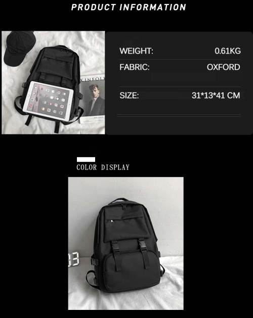 High Capacity School Laptop Backpack  Smart Computer Students Laptop Backpacks with USB porting