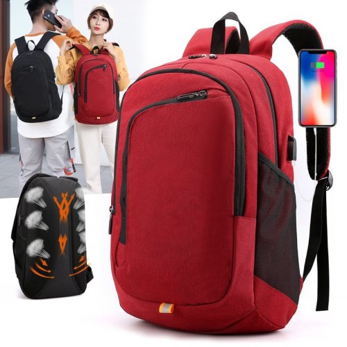 Travelling Multifunctional Laptop Backpack Design Polyester School Laptop Backpack with USB Charge