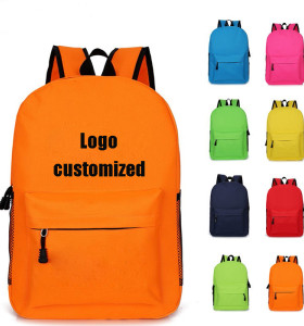 Preppy Style backpack customizable logo print colorful  student backpack bags