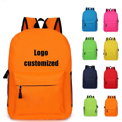 Preppy Style backpack customizable logo print colorful student backpack bags