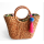 2021 women corn husk straw beach tote bags for summer