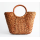 2021 women corn husk straw beach tote bags for summer