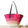 Wholesale hand-woven bohemian beach bag fashion inverted hat-shaped rattan woven straw bag female handbag