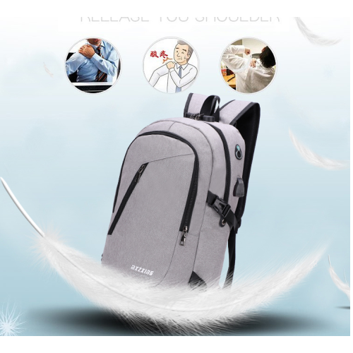 Waterproof Business Laptop Backpack mochila Smart Anti-theft University Computer Bags Laptop Backpack with USB porting