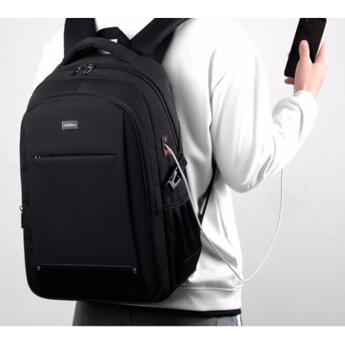 High-Capacity Backpack Unisex 17 inches Computer Bags Laptop Backpack with USB porting men bags