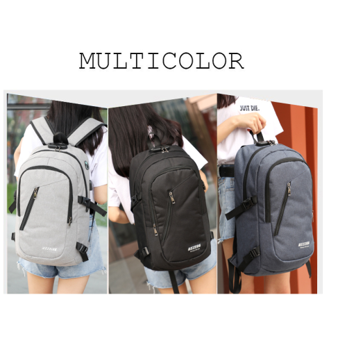 Travelling College Laptop Backpack Student Custom Logo Softbackt University Bags Lapop Backpack with USB Charger po Nylon Backpack