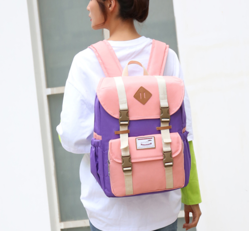 Teenagers School Bag Fashion Durable Oxford Travel Unisex School Bags Backpack for Student