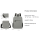 Fashion bag stude Mochila 3 pieces large capacity travel waterproof custom backpack with logo