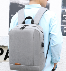 Fashion university men laptop backpack bags  custom logo waterproof usb anti theft backpack