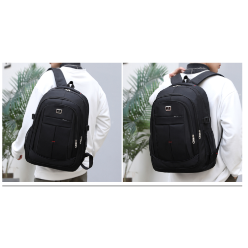 Wholesale Backpacks Women Men Large School Backpack Bookbags Black Travel Rucksack 17