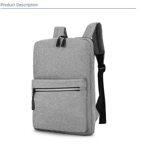 Customizable leisure business backpack waterproof safety bags