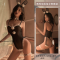 Black silk perspective sexy lingerie sexy bunny girl uniform temptation pure desire to avoid students' private room antique clothes