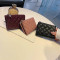 Sweet lady short small purse girl 2020 new fashion Korean version of Lingge Girl Fashion Wallet
