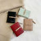Summer 2020 New Girls Solid Color Short  Folding Wallet Women's Simple Wallet