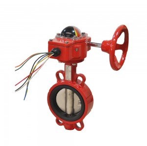 FIRE FIGHTING SIGNAL WAFER TYPE BUTTERFLY VALVE XD37