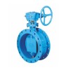 WORM GEAR DOUBLE ECCENTRIC SOFT SEALING BUTTERFLY VALVE