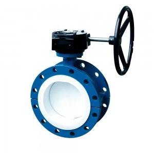 TURBINE FLANGE FULLY LINED BUTTERFLY VALVE