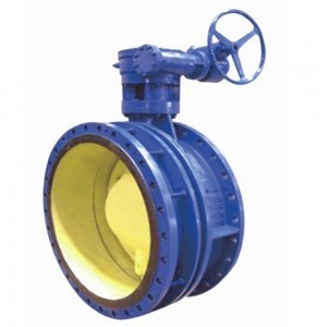 RESILIENT SEATED ECCENTRIC FLEXIBLE WORM GEAR FLANGE BUTTERFLY VALVE SD343X