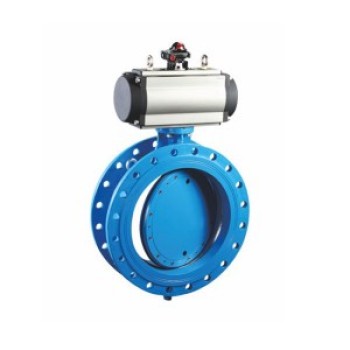 D643F PNEUMATIC FLANGE ECCENTRIC BUTTERFLY VALVE