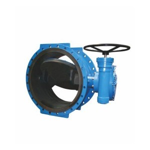 D342 WORM GEAR FLANGE TYPE FULLY LINED ECCENTRIC BUTTERFLY VALVE