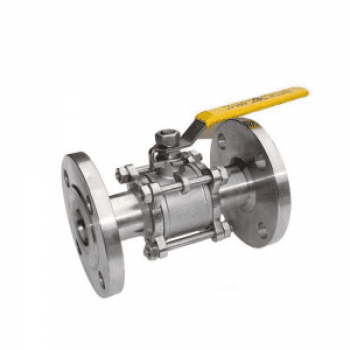 STAINLESS STEEL THREE-PIECE FLANGED BALL VALVE Q41F