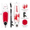 Whale Design China Wholesale Inflatable Paddle Board Hiqh Quality Surf Board Custom Sup Board red