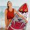 Tiger Design China Wholesale Inflatable Paddle Board Hiqh Quality Surf Board Custom Sup Board Red
