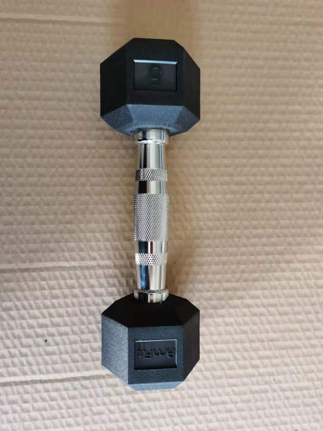 Rubber dumbbell hex dumbbell workouts China manufacture Goldroad