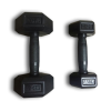 Rubber-coated dumbbell 2.5-50kg hex rubber dumbbell set cast iron hex dumbbell for weight lifting