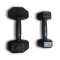 Rubber-coated dumbbell 2.5-50kg hex rubber dumbbell set cast iron hex dumbbell for weight lifting