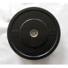 Black full rubber weight plate bumper plate competition weight lifting plate for gym body fit