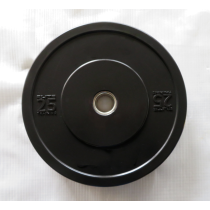 Black full rubber weight plate bumper plate competition weight lifting plate for gym body fit