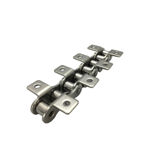 Short pitch stainless steel chain A&K series attachments | Standard roller chain | Stainless steel chain manufacturers
