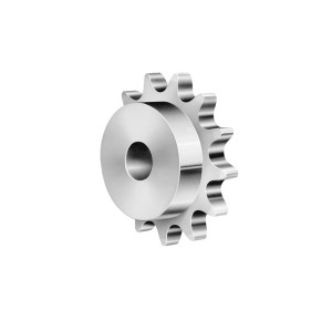 Simplex sprockets with hub (B)081-1 (12.7X3.33mm) | 081 roller chain sprockets | single strand sprockets