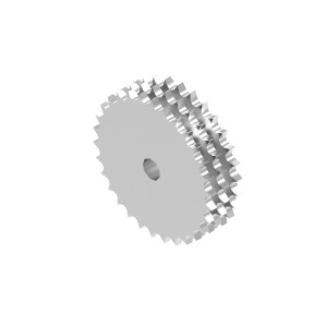 Triplex plate wheel sprockets (B) 08B-3 (12.7X7.75mm) | triple roller chain sprockets | stainless steel sprockets