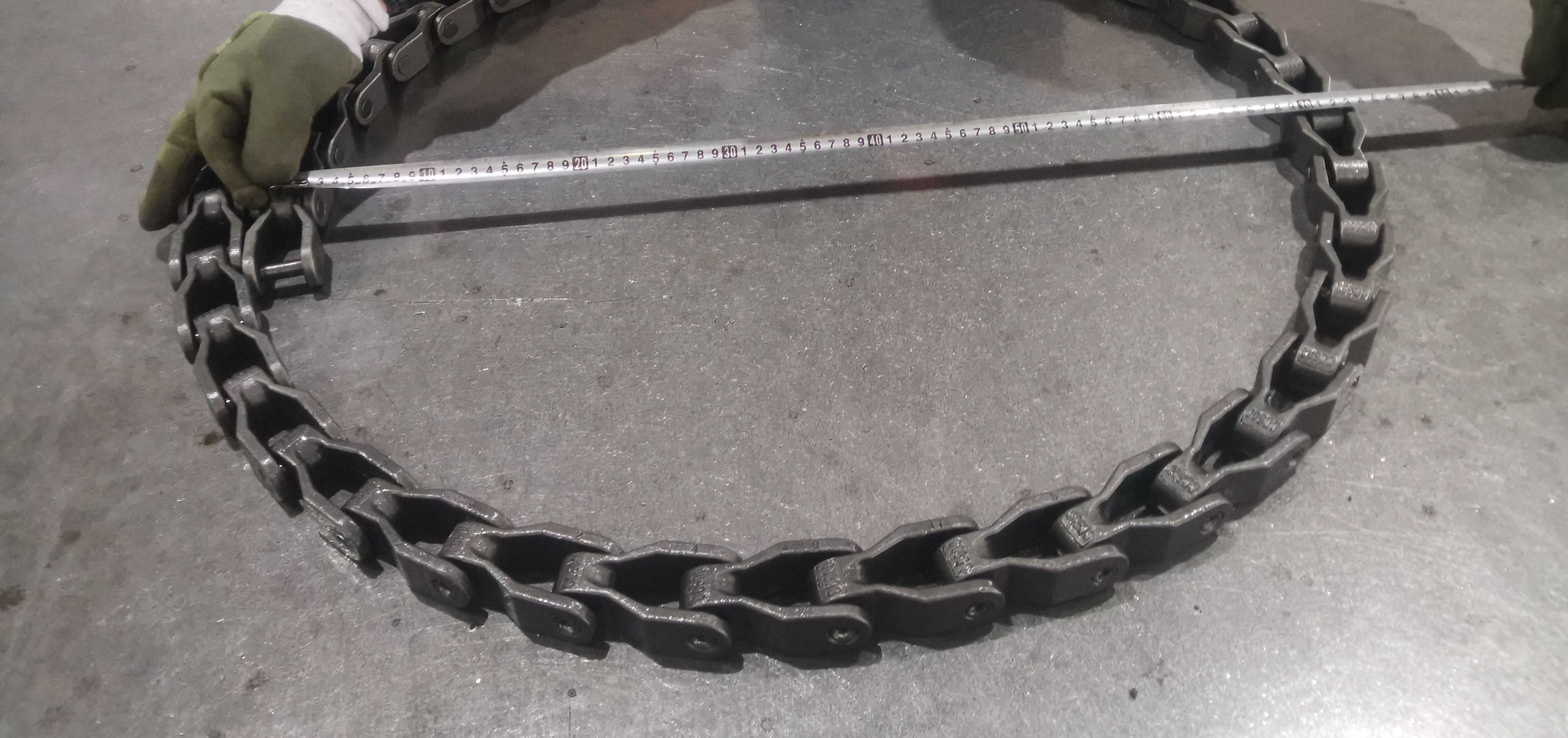 CC600 cast double flex conveyor chain