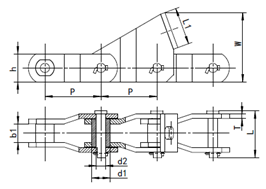 Cane Carrier Steel Conveyor Chain supplier