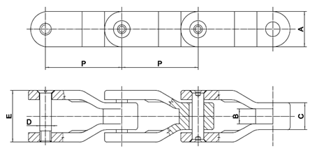 CC600 cast chain supplier