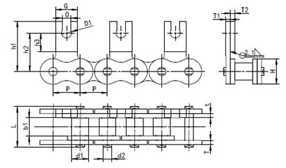 Stainless steel conveyer chain supplier