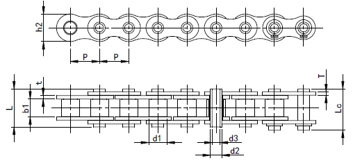 Hollow Pin Stainless Steel Chain supplier