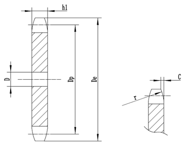 transmission chains and sprockets